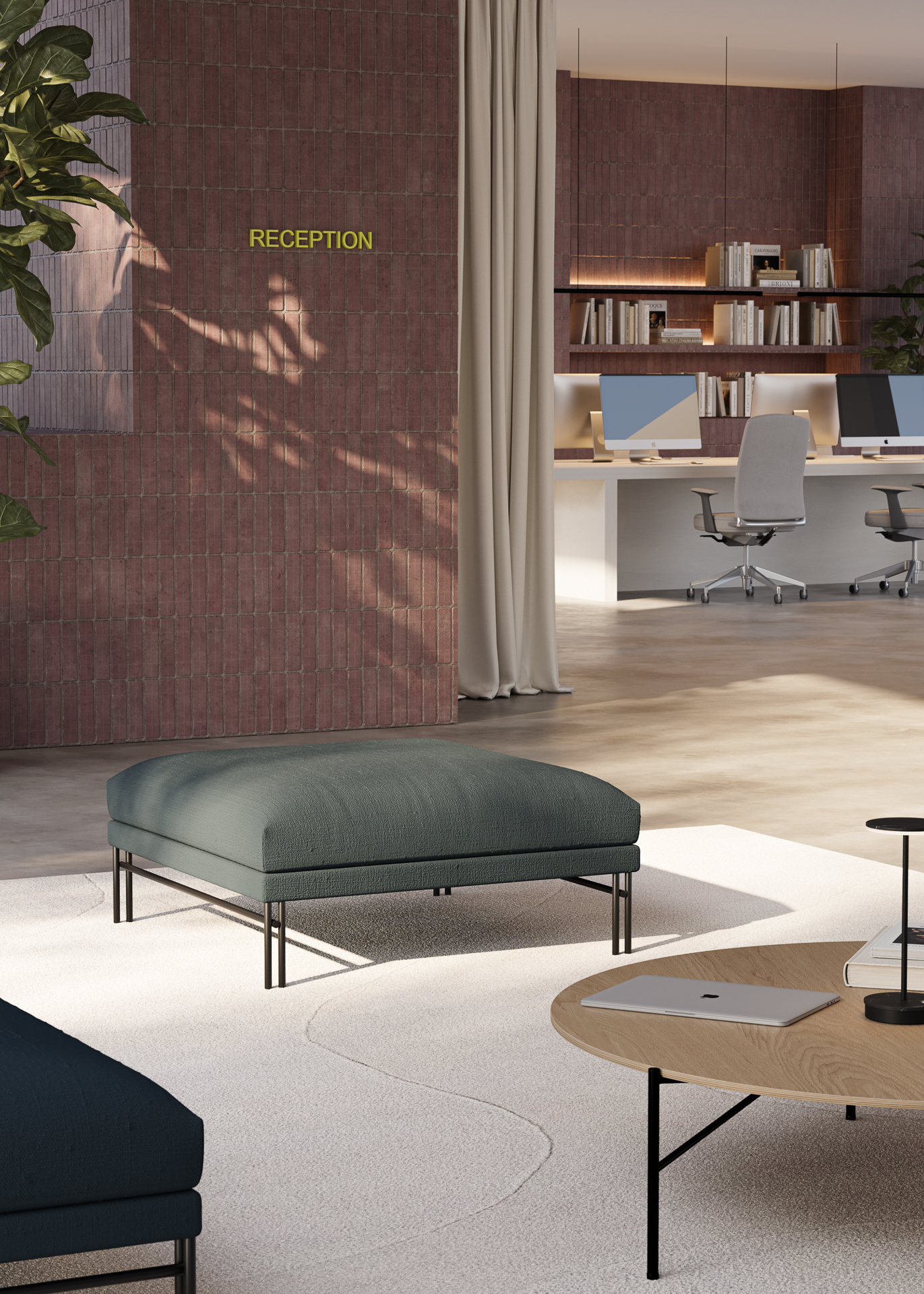 Majestic pouf by Omelette Editions